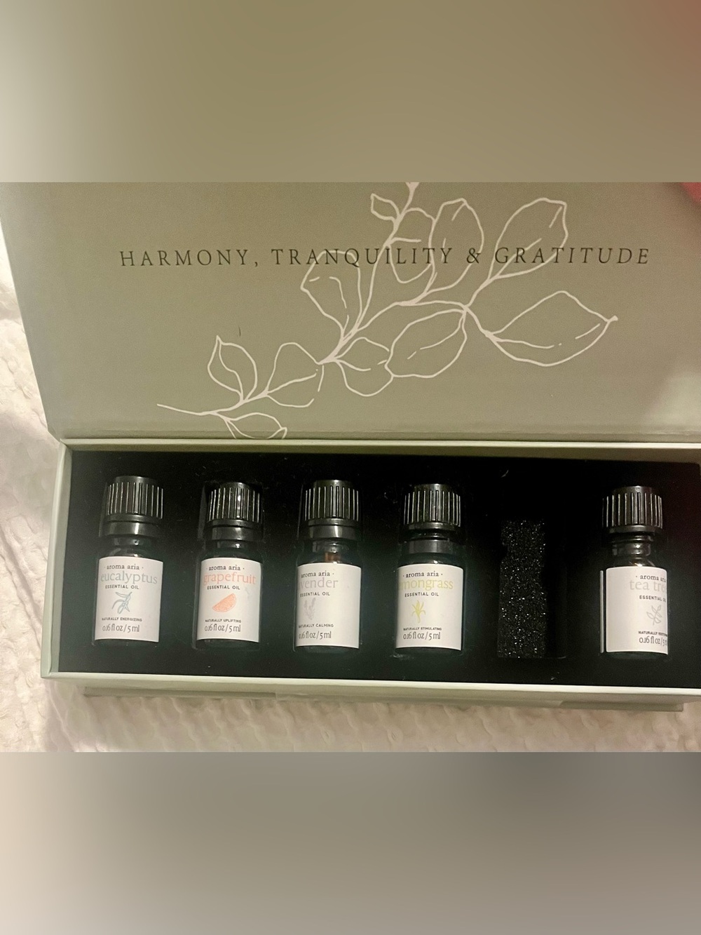 Aroma Aria Aromatherapy Essential Oil Set - (5 x 5ml)